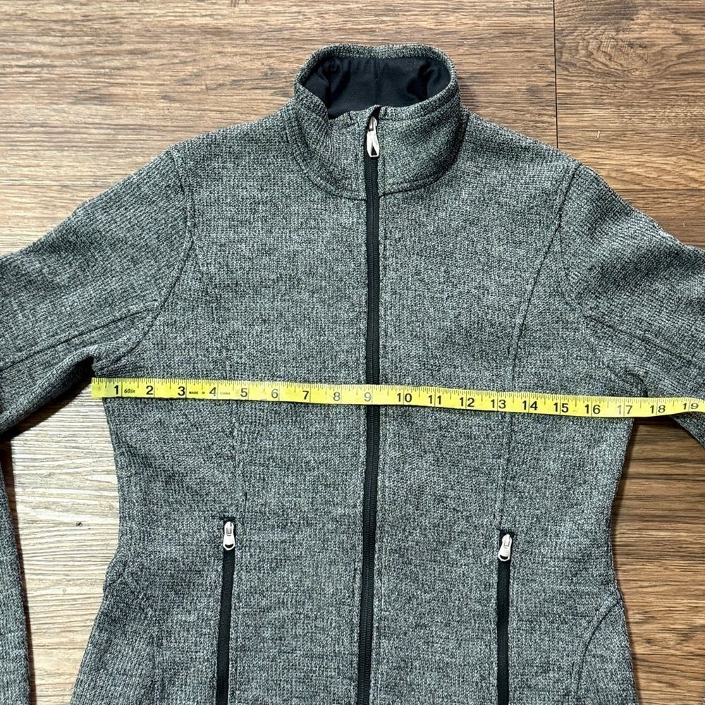 Spyder Grey Women’s Sweater Fleece Jacket Full-zip Closure Zippered Pockets Sm - Picture 9 of 13